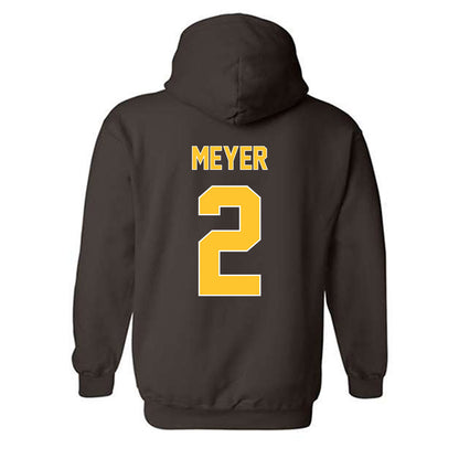Wyoming - NCAA Men's Basketball : Nasir Meyer - Classic Shersey Hooded Sweatshirt-1