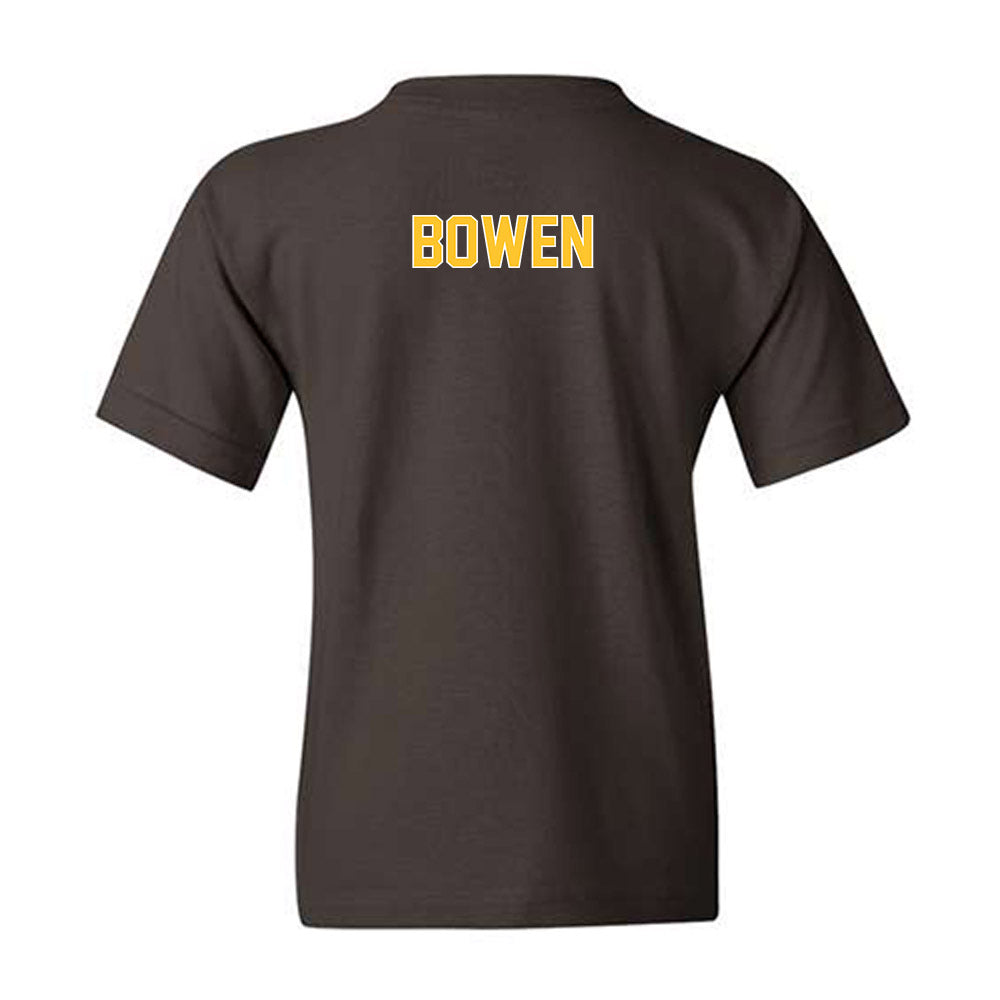 Wyoming - NCAA Wrestling : Tucker Bowen - Youth T-Shirt-1