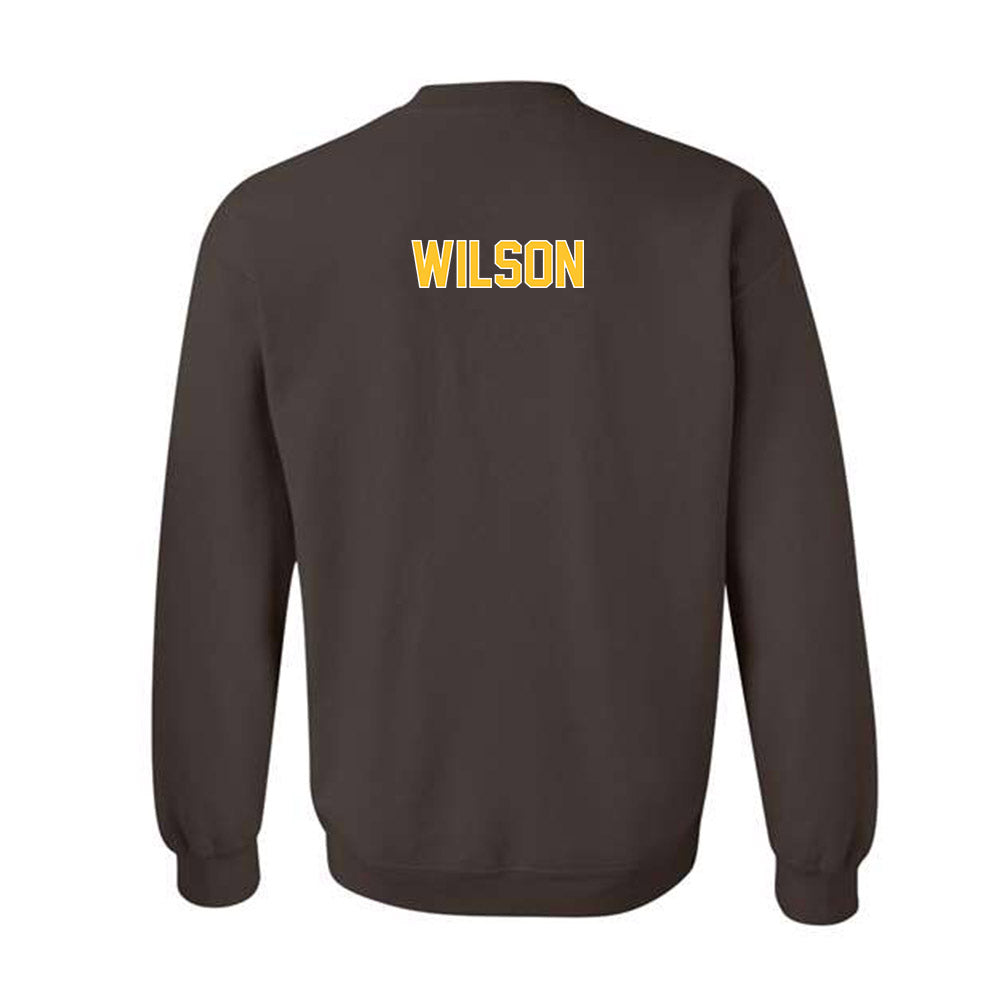Wyoming - NCAA Wrestling : Dominic Wilson - Crewneck Sweatshirt-1