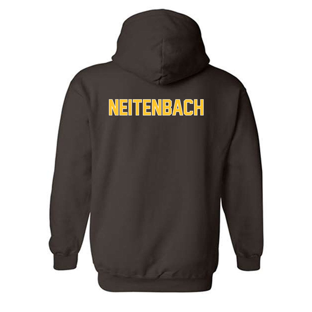 Wyoming - NCAA Wrestling : Eddie Neitenbach - Hooded Sweatshirt-1