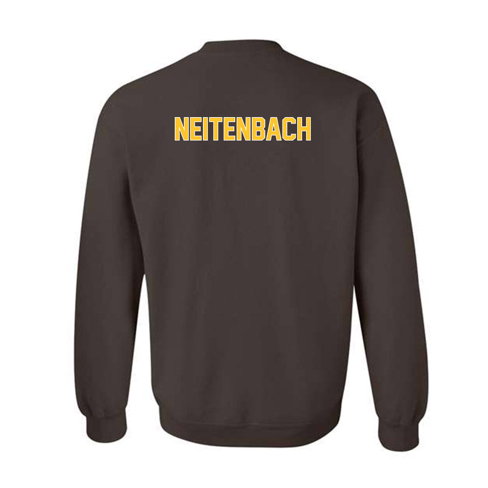 Wyoming - NCAA Wrestling : Eddie Neitenbach - Crewneck Sweatshirt-1