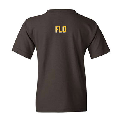 Wyoming - NCAA Wrestling : Cael Flo - Youth T-Shirt-1