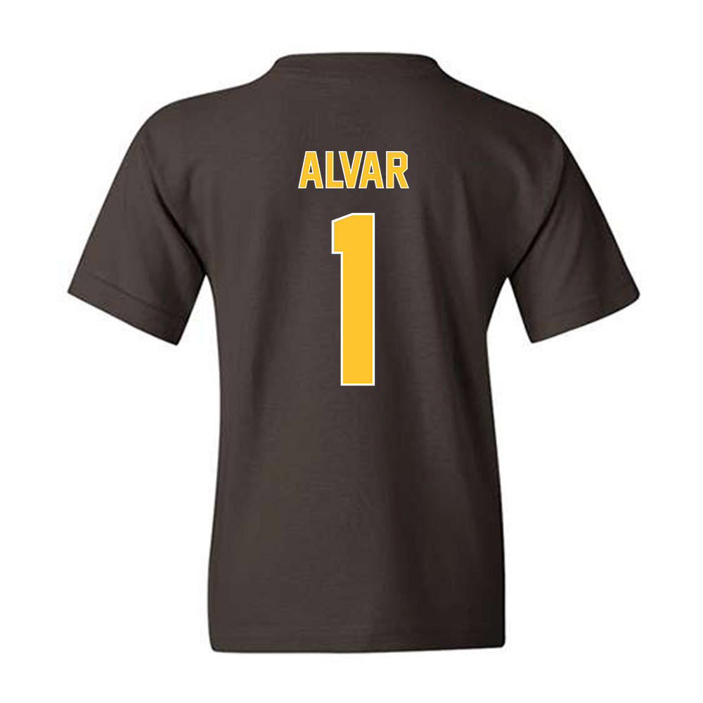 Wyoming - NCAA Women's Basketball : Logann Alvar - Classic Shersey Youth T-Shirt-1