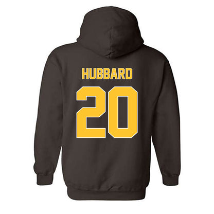 Wyoming - NCAA Football : Diore Hubbard - Classic Shersey Hooded Sweatshirt-1