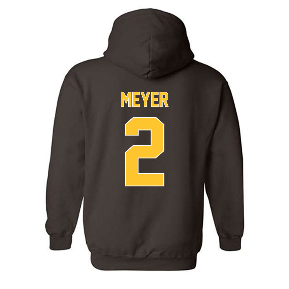 Wyoming - NCAA Men's Basketball : Nasir Meyer - Classic Shersey Hooded Sweatshirt-1