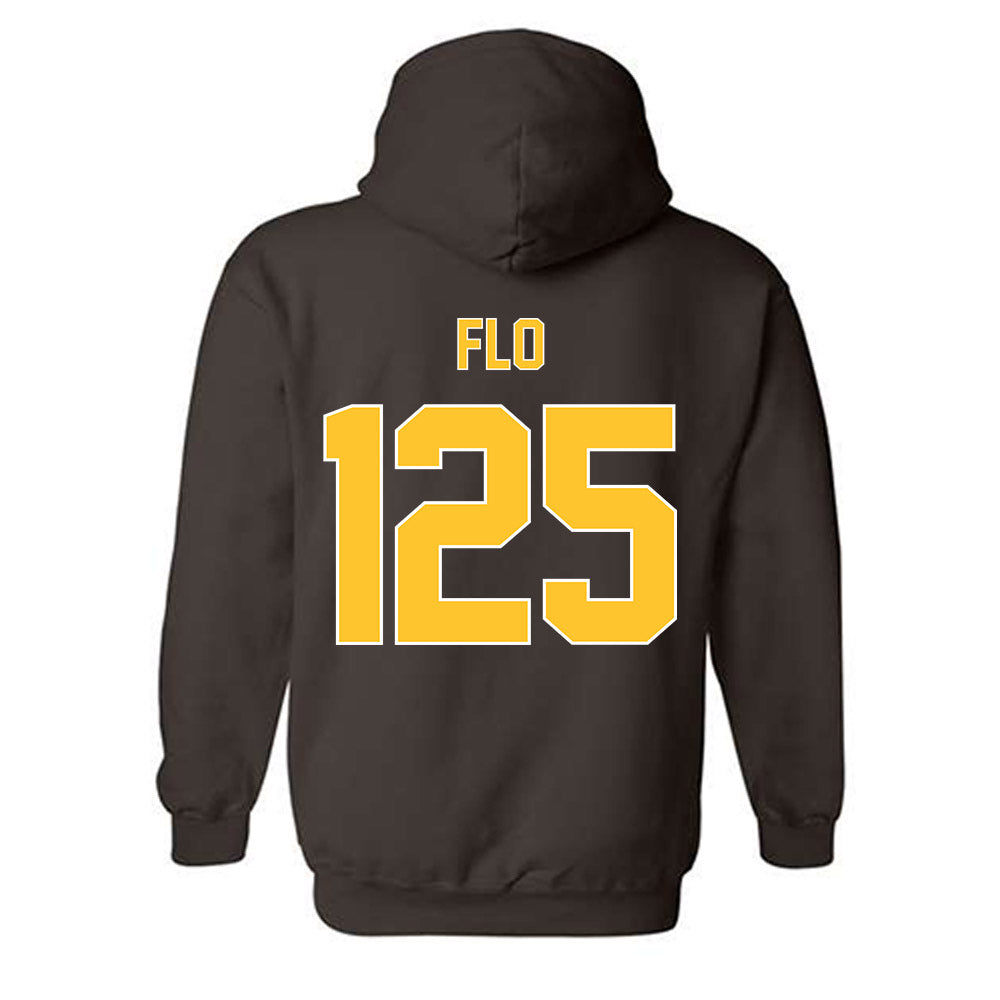Wyoming - NCAA Wrestling : Cael Flo - Classic Shersey Hooded Sweatshirt-1