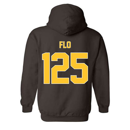 Wyoming - NCAA Wrestling : Cael Flo - Classic Shersey Hooded Sweatshirt-1
