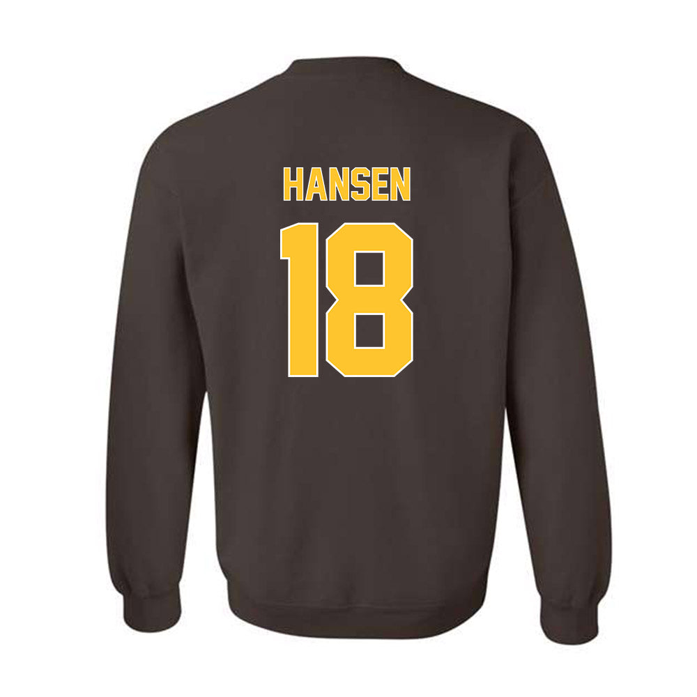 Wyoming - NCAA Women's Soccer : Rachel Hansen - Classic Shersey Crewneck Sweatshirt-1