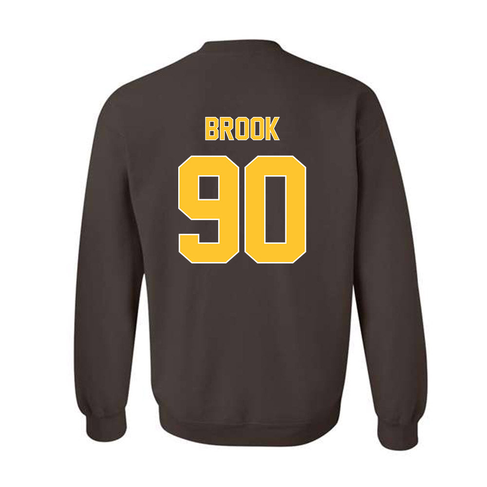 Wyoming - NCAA Football : Cade Brook - Classic Shersey Crewneck Sweatshirt-1