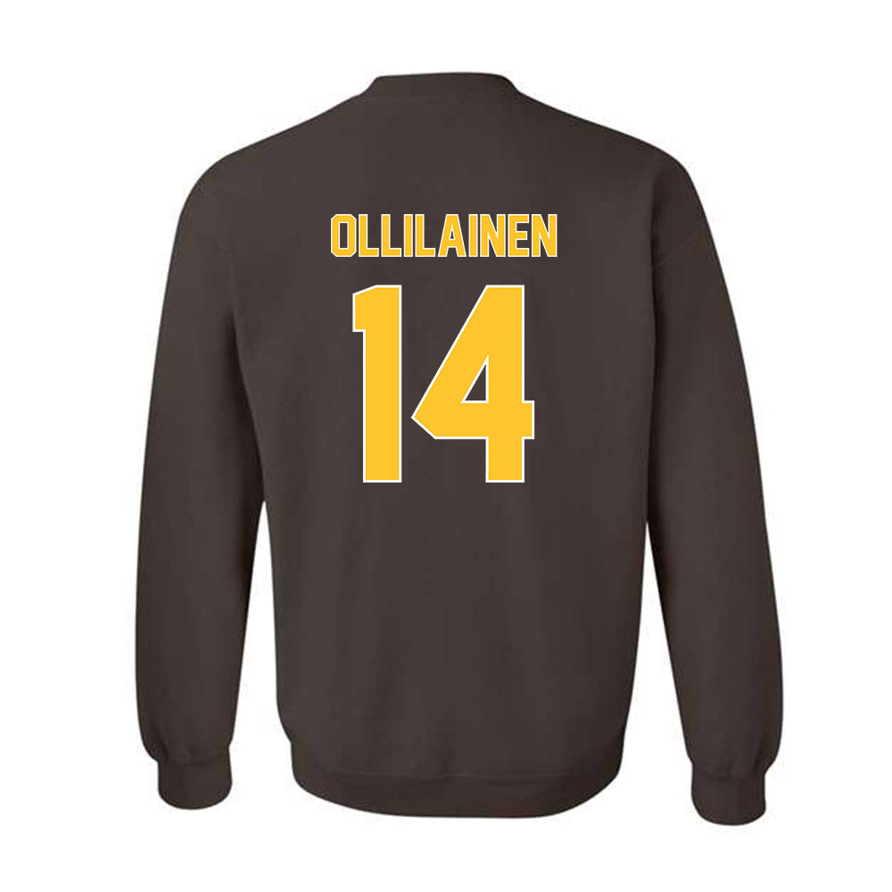 Wyoming - NCAA Women's Basketball : Kati Ollilainen - Classic Shersey Crewneck Sweatshirt-1