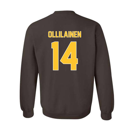 Wyoming - NCAA Women's Basketball : Kati Ollilainen - Classic Shersey Crewneck Sweatshirt-1