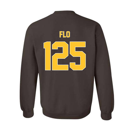 Wyoming - NCAA Wrestling : Cael Flo - Classic Shersey Crewneck Sweatshirt-1