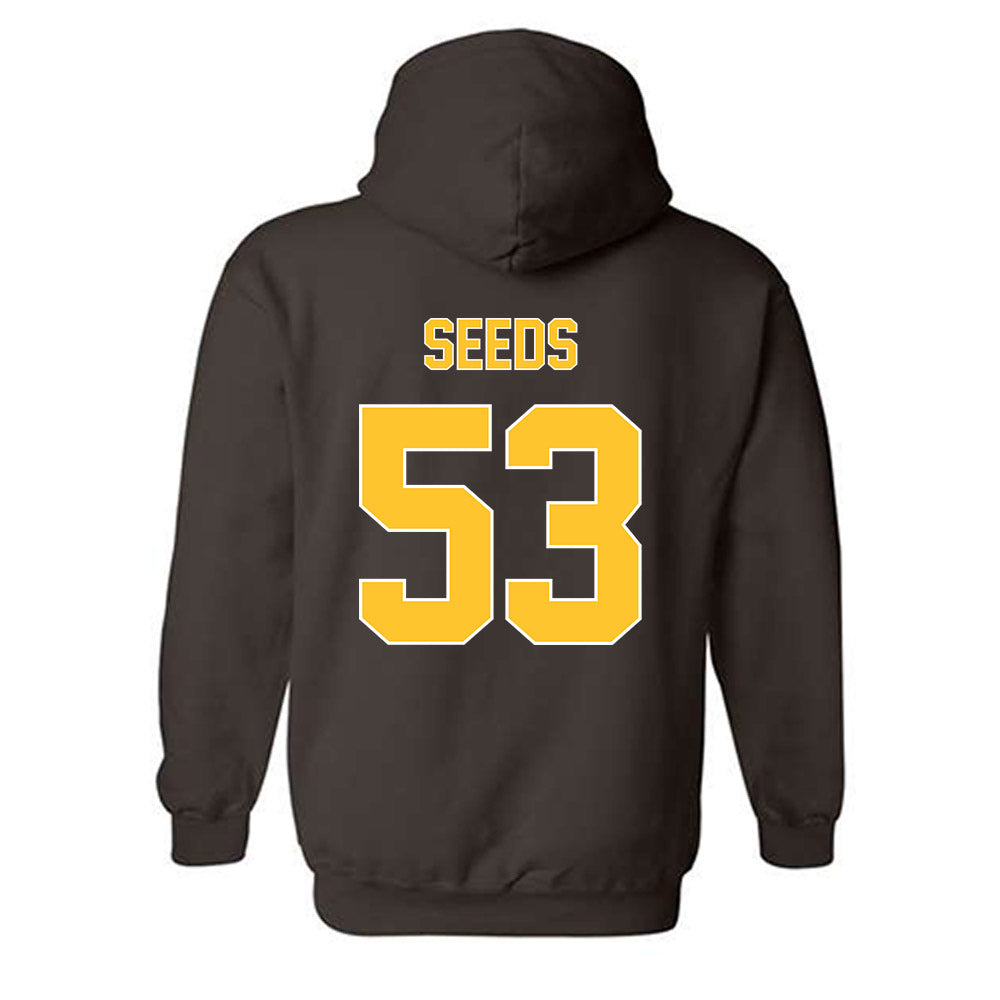 Wyoming - NCAA Football : Tegen Seeds - Classic Shersey Hooded Sweatshirt-1