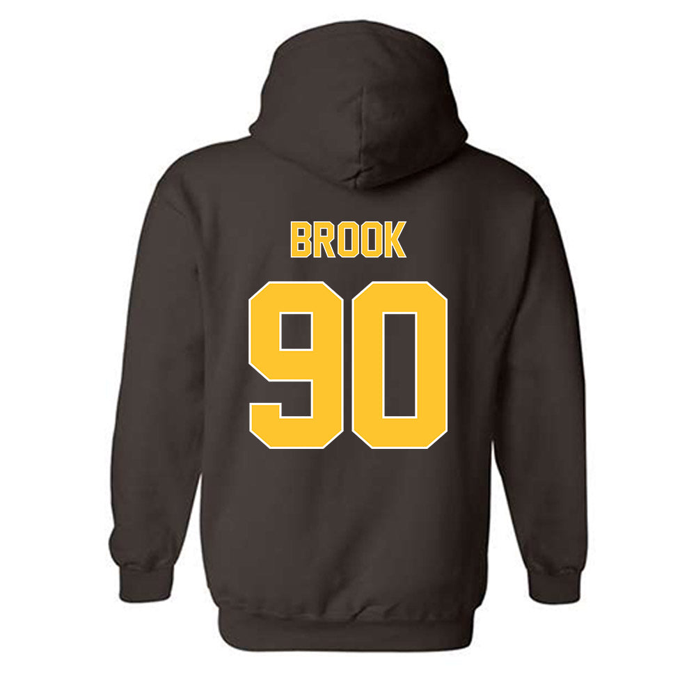 Wyoming - NCAA Football : Cade Brook - Classic Shersey Hooded Sweatshirt-1