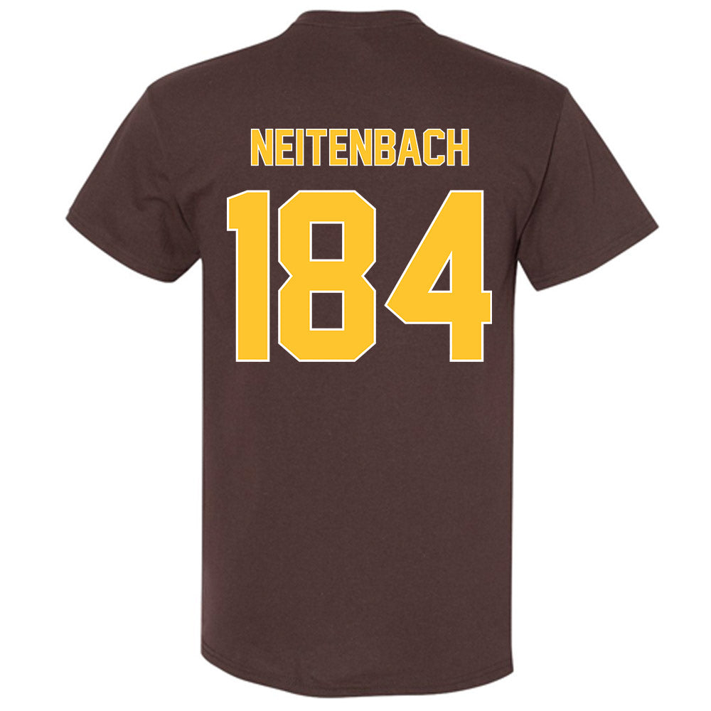 Wyoming - NCAA Wrestling : Eddie Neitenbach - Classic Shersey T-Shirt-1