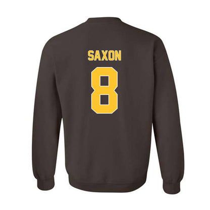 Wyoming - NCAA Men's Basketball : Kiani Saxon - Classic Shersey Crewneck Sweatshirt-1