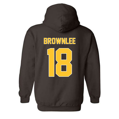 Wyoming - NCAA Football : Da'Marion Brownlee - Classic Shersey Hooded Sweatshirt-1