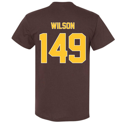 Wyoming - NCAA Wrestling : Dominic Wilson - Classic Shersey T-Shirt-1