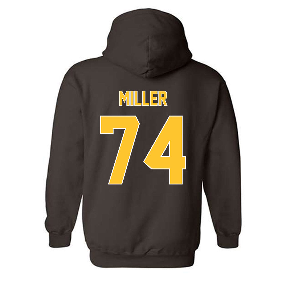 Wyoming - NCAA Football : Tariq Miller - Classic Shersey Hooded Sweatshirt-1