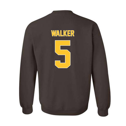 Wyoming - NCAA Men's Basketball : Leland Walker - Classic Shersey Crewneck Sweatshirt-1
