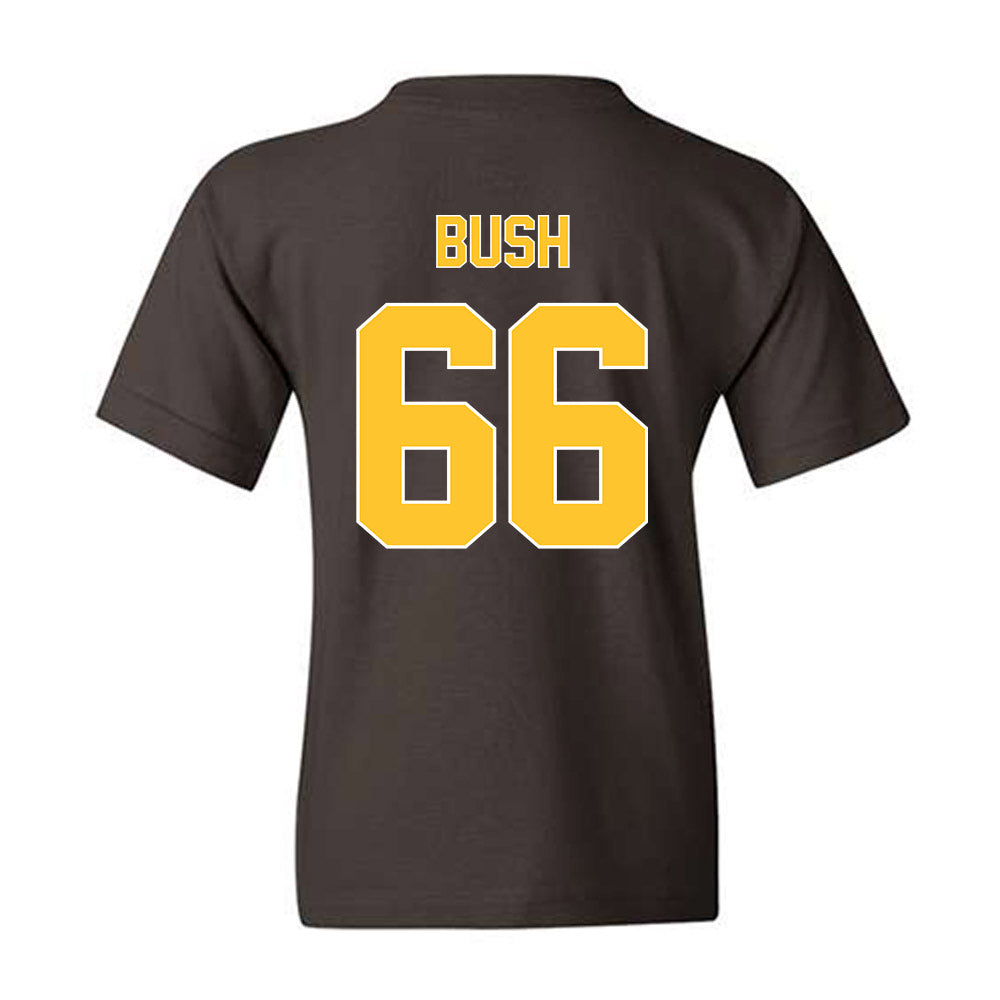 Wyoming - NCAA Football : Johnathan Bush - Classic Shersey Youth T-Shirt-1