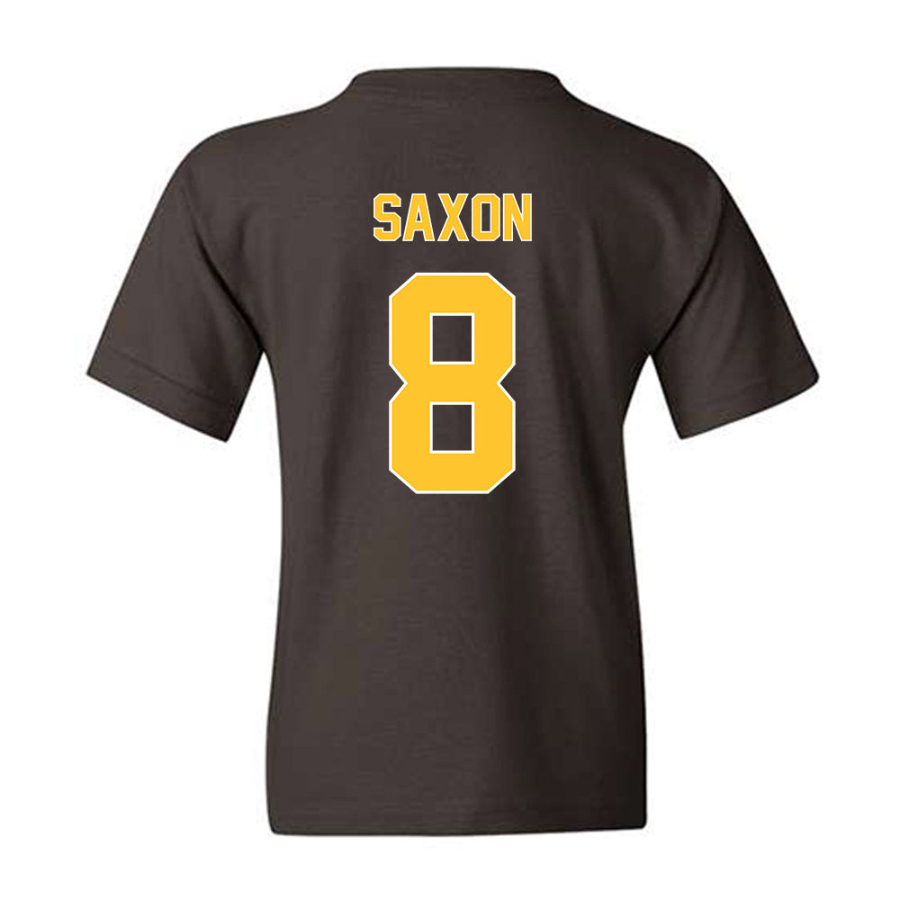 Wyoming - NCAA Men's Basketball : Kiani Saxon - Classic Shersey Youth T-Shirt-1
