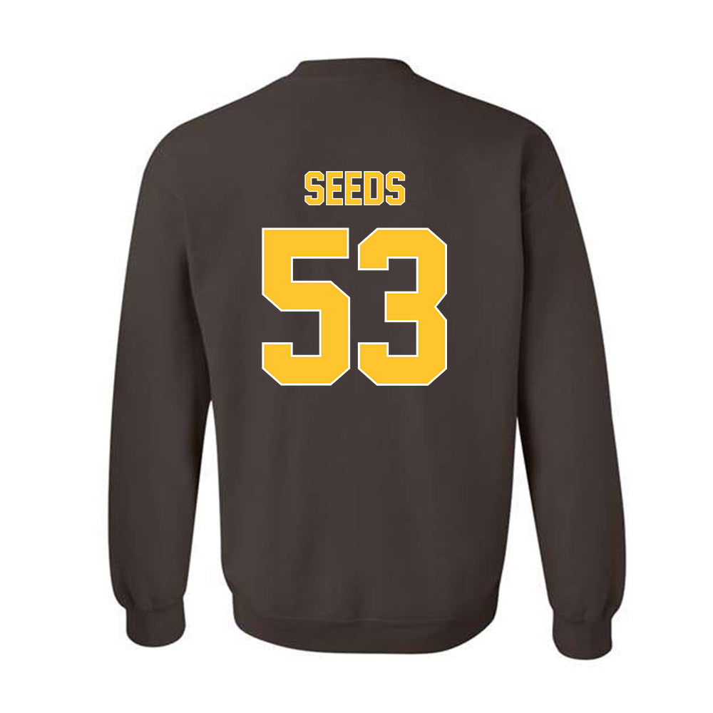Wyoming - NCAA Football : Tegen Seeds - Classic Shersey Crewneck Sweatshirt-1