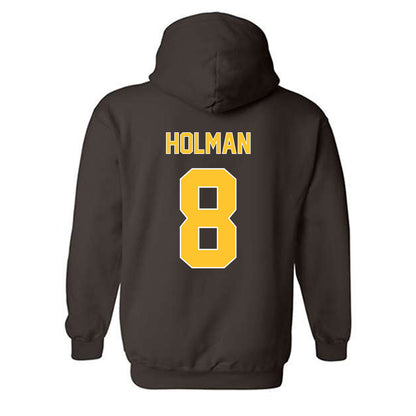 Wyoming - NCAA Football : Markell Holman - Classic Shersey Hooded Sweatshirt-1