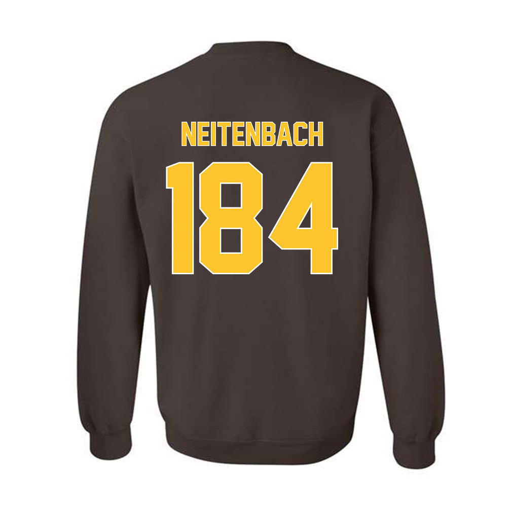Wyoming - NCAA Wrestling : Eddie Neitenbach - Classic Shersey Crewneck Sweatshirt-1