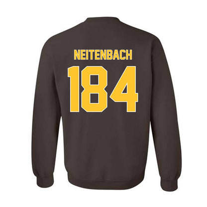 Wyoming - NCAA Wrestling : Eddie Neitenbach - Classic Shersey Crewneck Sweatshirt-1