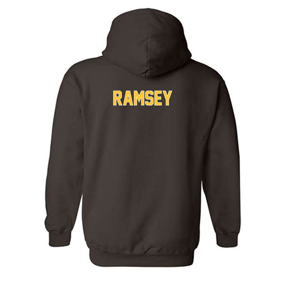 Wyoming - NCAA Men's Track & Field : Aidan Ramsey - Classic Shersey Hooded Sweatshirt-1