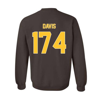 Wyoming - NCAA Wrestling : Riley Davis - Classic Shersey Crewneck Sweatshirt-1
