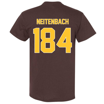 Wyoming - NCAA Wrestling : Eddie Neitenbach - Classic Shersey T-Shirt-1