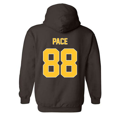 Wyoming - NCAA Football : Landon Pace - Classic Shersey Hooded Sweatshirt-1