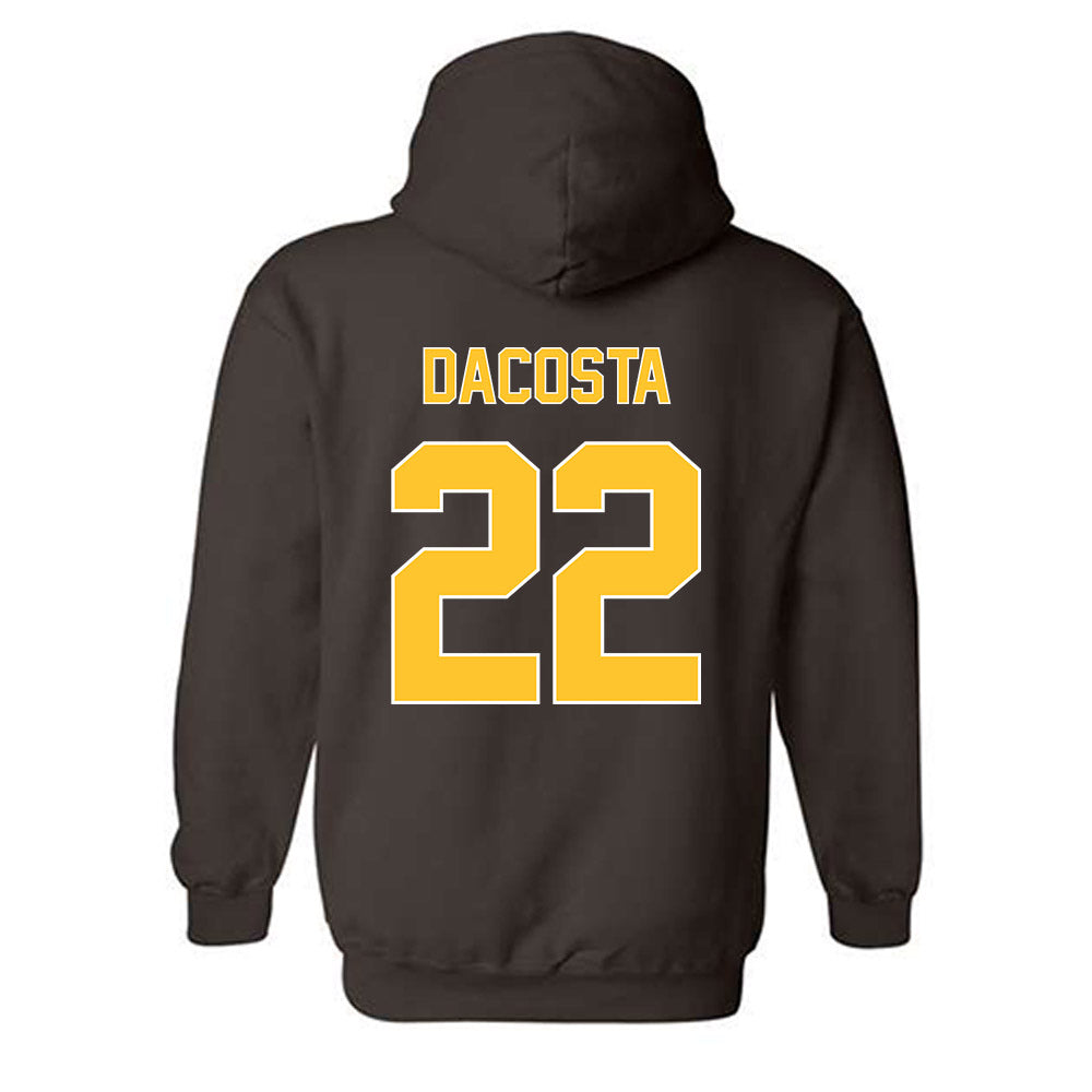 Wyoming - NCAA Football : Jaden DaCosta - Classic Shersey Hooded Sweatshirt-1