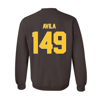 Wyoming - NCAA Wrestling : Antonio Avila - Classic Shersey Crewneck Sweatshirt-1