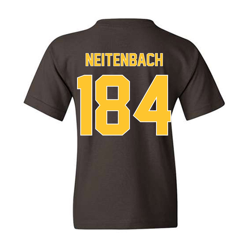 Wyoming - NCAA Wrestling : Eddie Neitenbach - Classic Shersey Youth T-Shirt-1