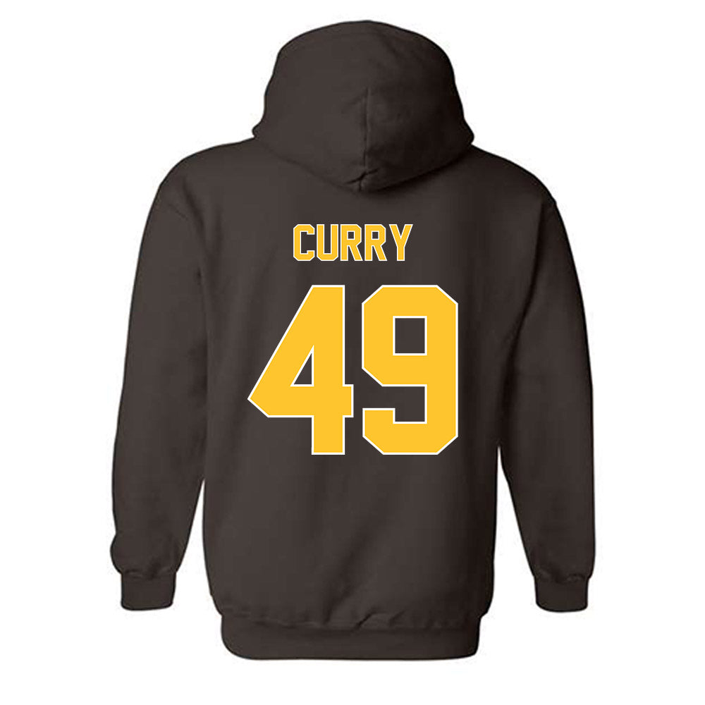 Wyoming - NCAA Football : Nathan Curry - Classic Shersey Hooded Sweatshirt-1