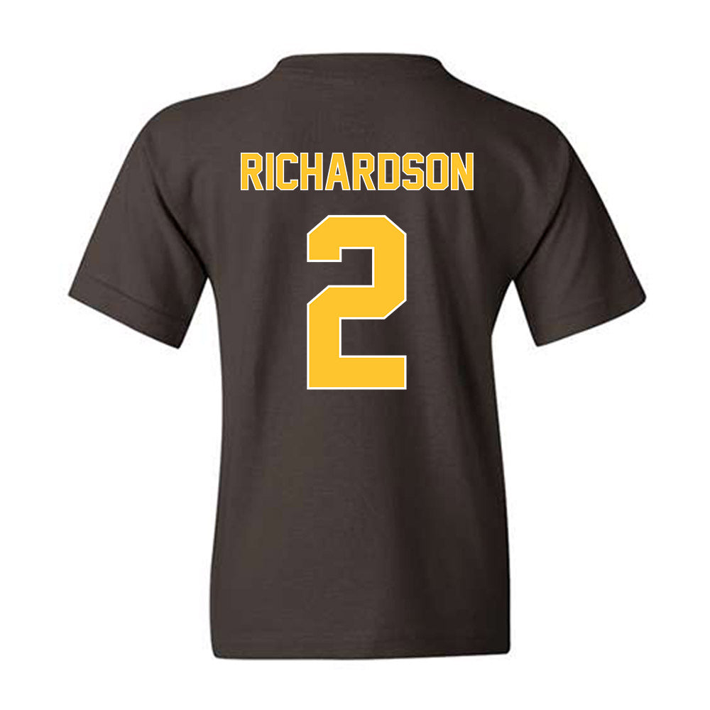 Wyoming - NCAA Football : Eric Richardson - Classic Shersey Youth T-Shirt-1