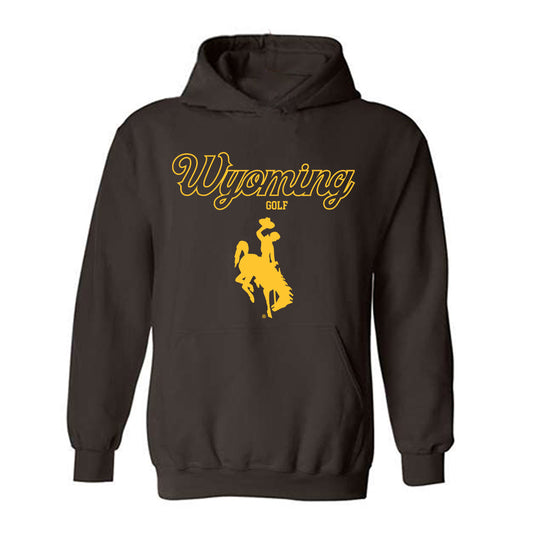 Wyoming - NCAA Women's Golf : Elle Higgins - Classic Shersey Hooded Sweatshirt-0
