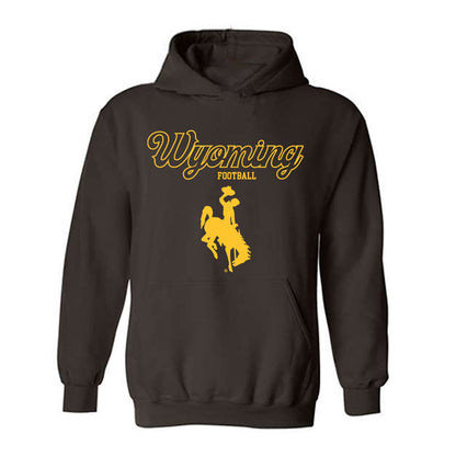 Wyoming - NCAA Football : Jonathan Pearcy - Classic Shersey Hooded Sweatshirt-0