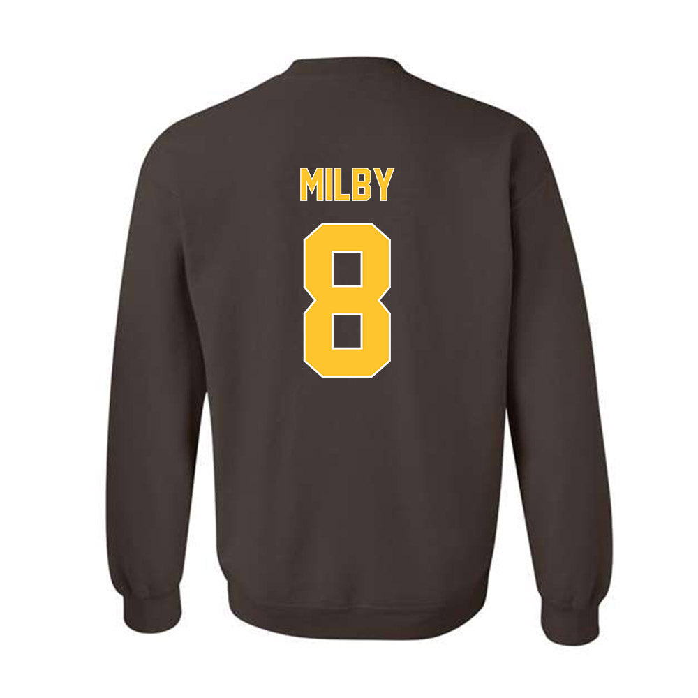 Wyoming - NCAA Women's Volleyball : Abigail Milby - Classic Shersey Crewneck Sweatshirt-1