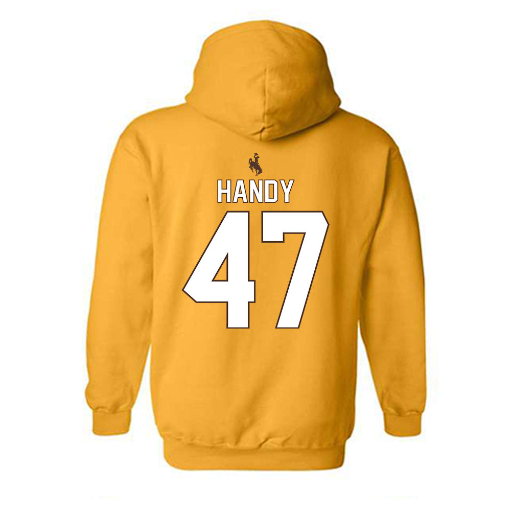 Wyoming - NCAA Football : Jason Handy - Hooded Sweatshirt-1