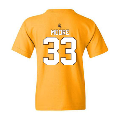Wyoming - NCAA Football : Parker Moore - Youth T-Shirt-1