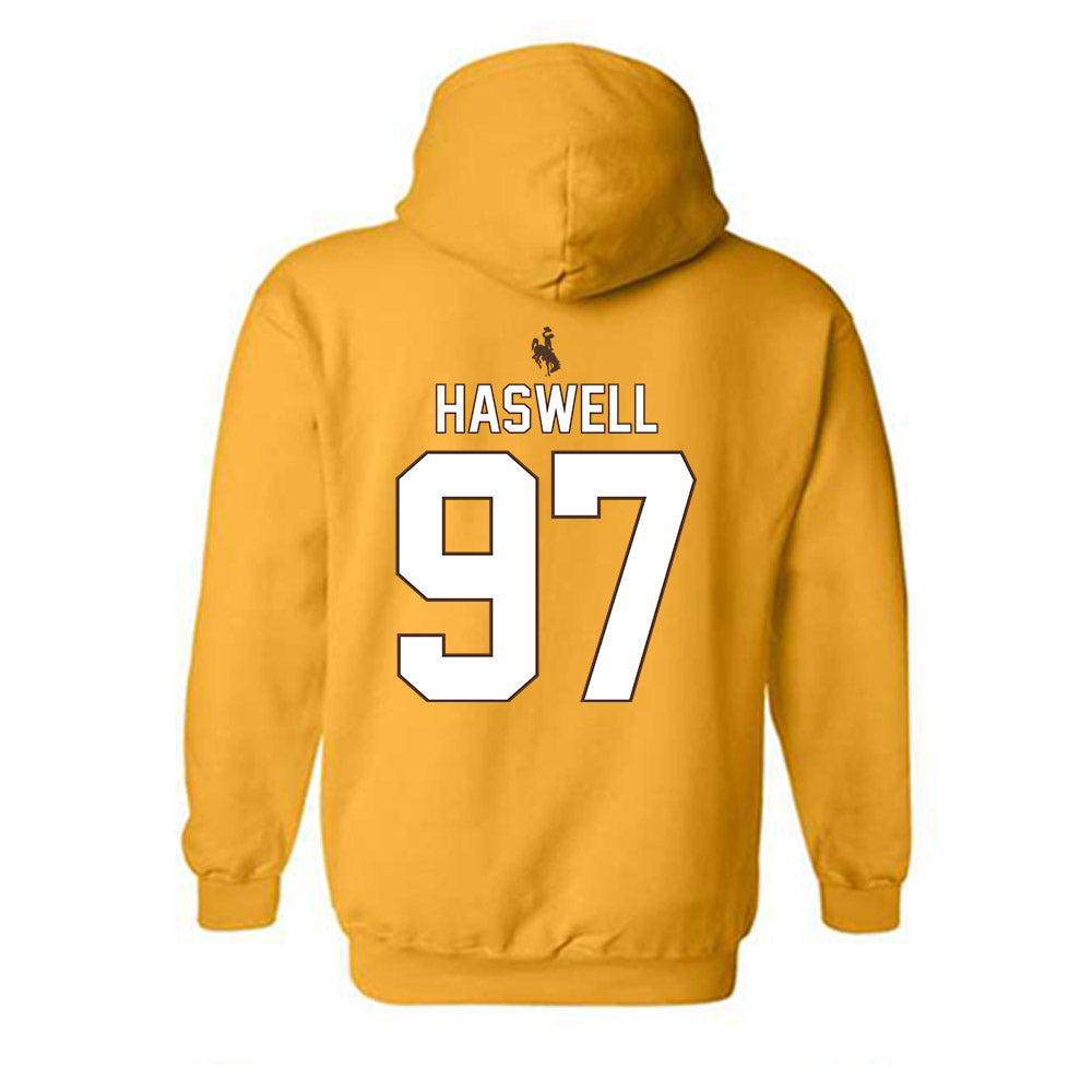 Wyoming - NCAA Football : Alexander Haswell - Hooded Sweatshirt-1