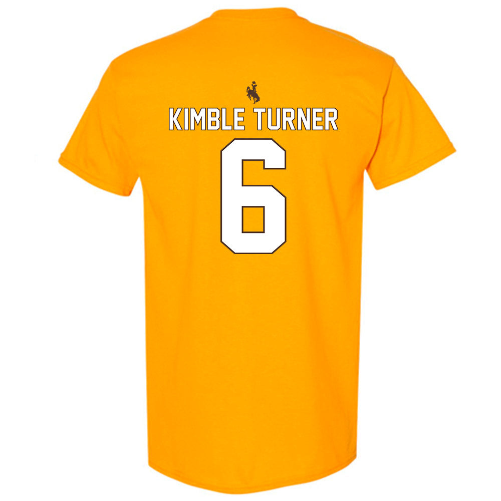 Wyoming - NCAA Football : Kaiden Kimble Turner - T-Shirt-1