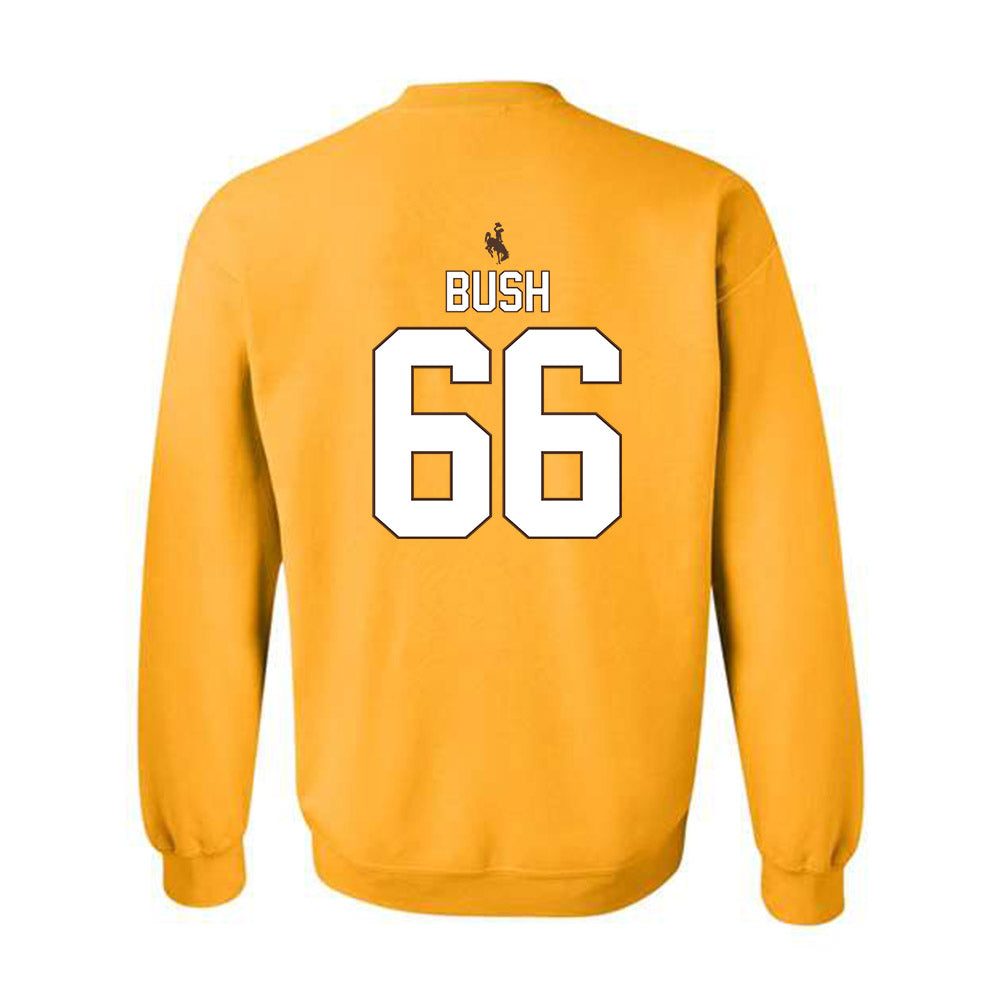 Wyoming - NCAA Football : Johnathan Bush - Crewneck Sweatshirt-1