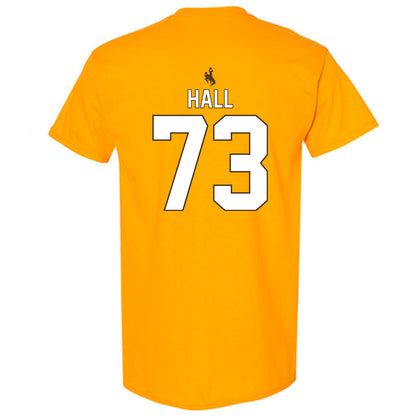 Wyoming - NCAA Football : Caleb Hall - T-Shirt-1