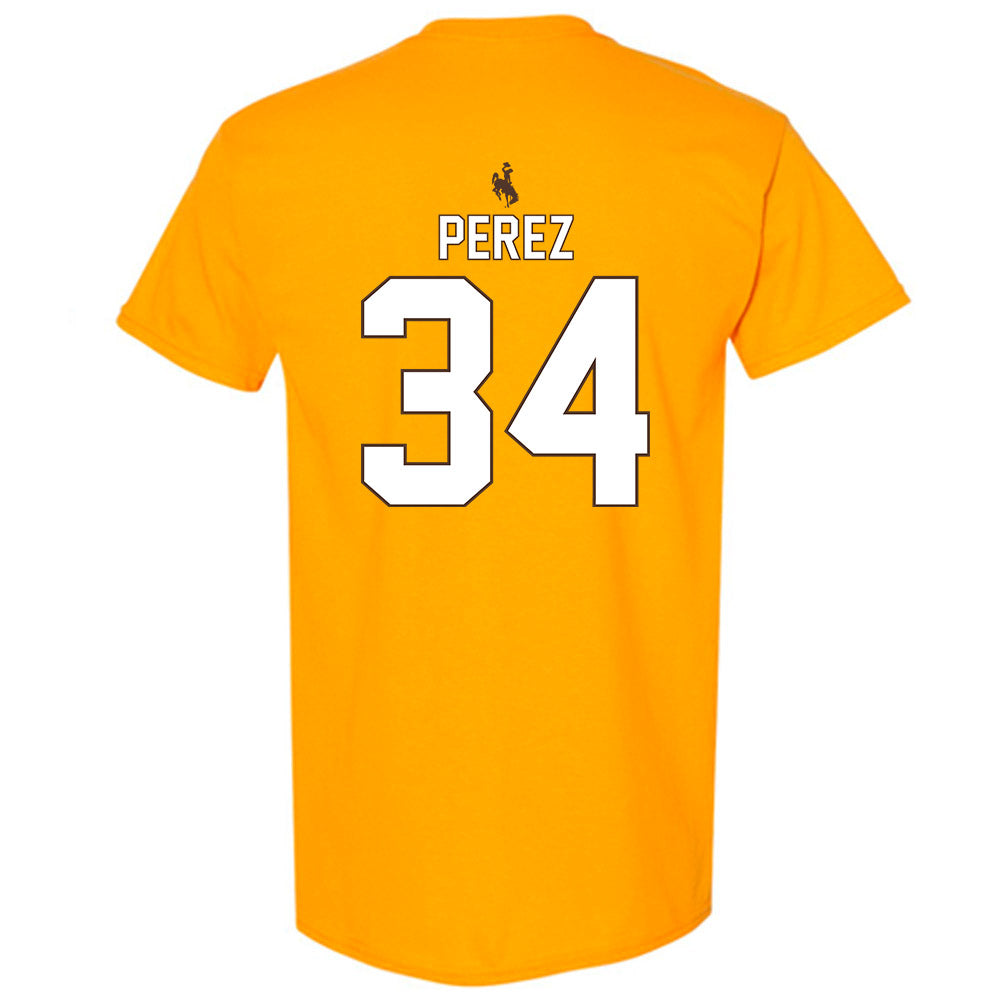 Wyoming - NCAA Football : Steven Perez - T-Shirt-1
