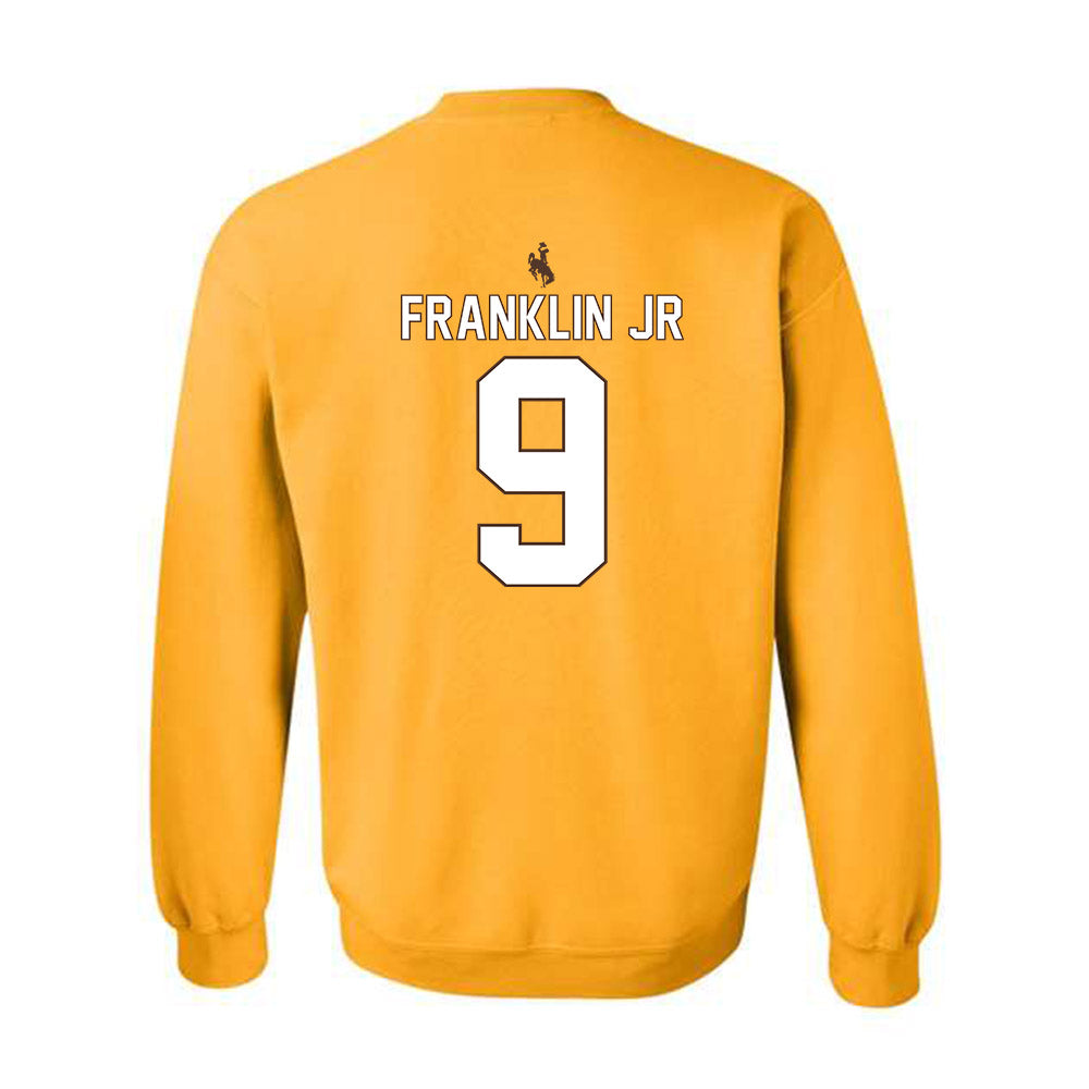 Wyoming - NCAA Football : Travis Franklin Jr - Crewneck Sweatshirt-1